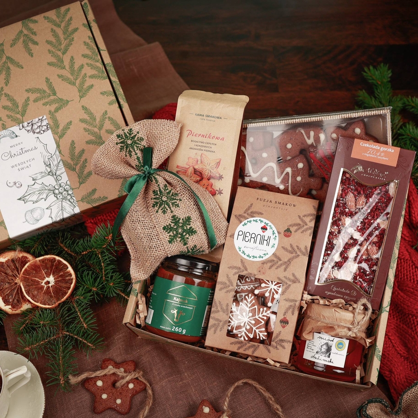 Piernikowo - Orzechowy