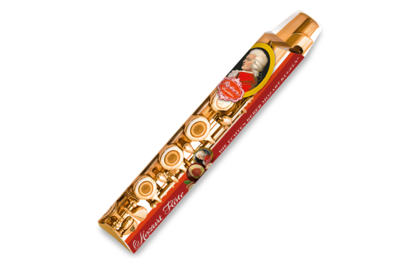 Zestaw czekoladek pistacjowo  marcepanowe Mozart w kartoniku Klarnet 100g, Reber [374]