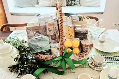 kosz wielkanocny alleluja