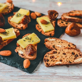 Prowansalskie krakersy do sera, z migdałami i figą Biscuiterie de Provence, 120g